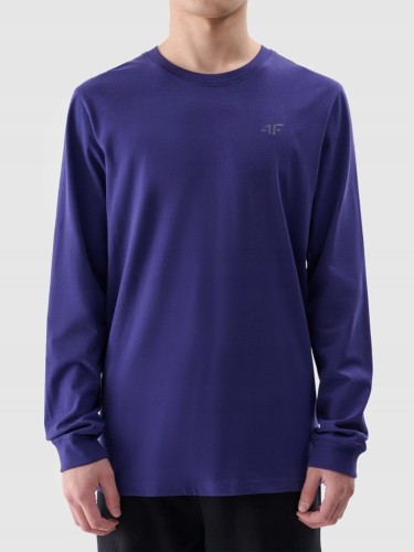 Nowy! Oryginalny 4F longsleeve męski XXL granatowy z małym logo (032)