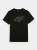Nowy! Oryginalny 4F t-shirt męski M czarny z dużym czarnym logo (958)