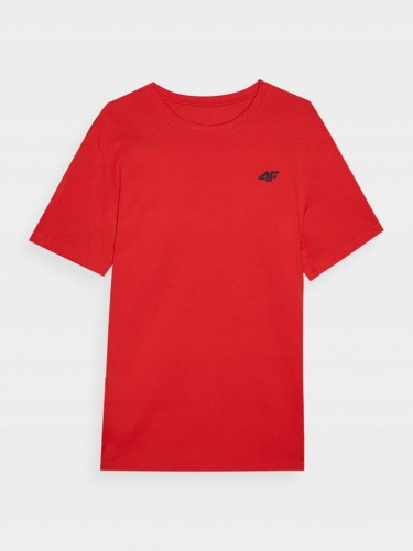 Nowy! Oryginalny 4F t-shirt męski M czerwony z małym czarnym logo (378)