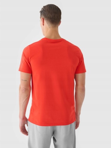 Nowy! Oryginalny 4F t-shirt męski M czerwony z małym czarnym logo (378)