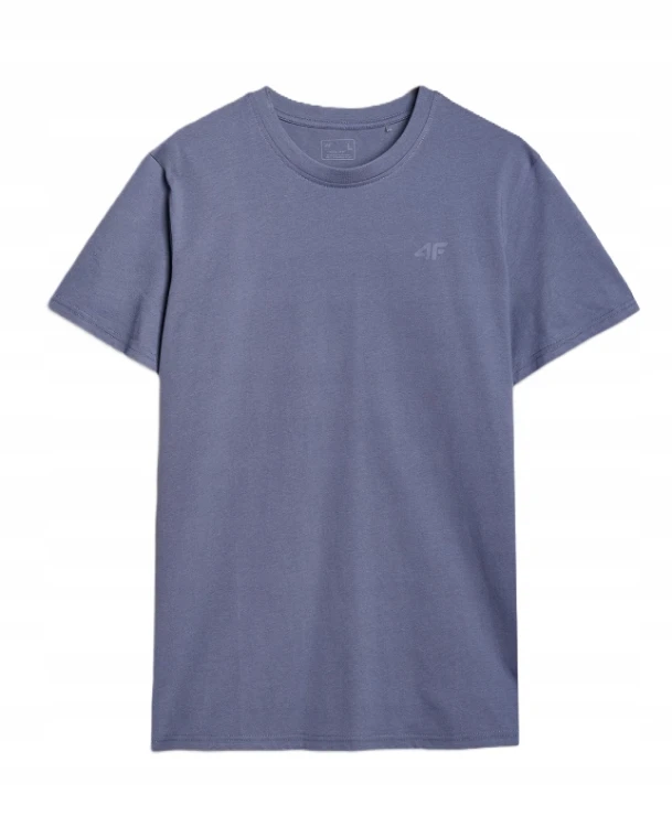 Nowy! Oryginalny 4F t-shirt męski M ciemno niebieski z małym logo (523)