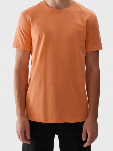 Nowy! Oryginalny 4F t-shirt męski M pomarańczowy z małym logo (767)