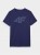 Nowy! Oryginalny 4F t-shirt męski M granatowy z dużym granatowym logo (290)