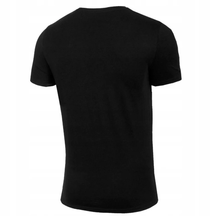 Nowy! Oryginalny 4F t-shirt męski M czarny z małym czerwonym logo (115)
