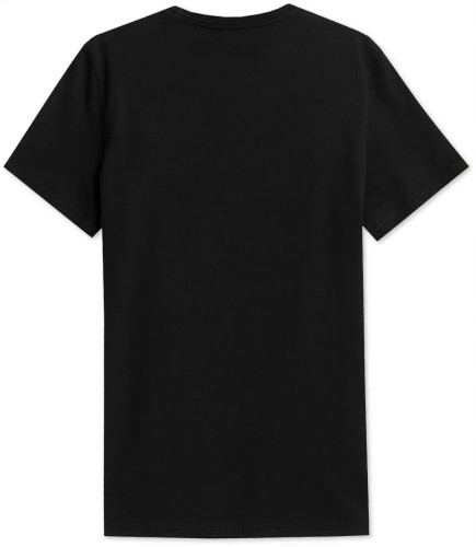 Nowy! Oryginalny 4F t-shirt męski M granatowy z czerwonym Sportswear (200)