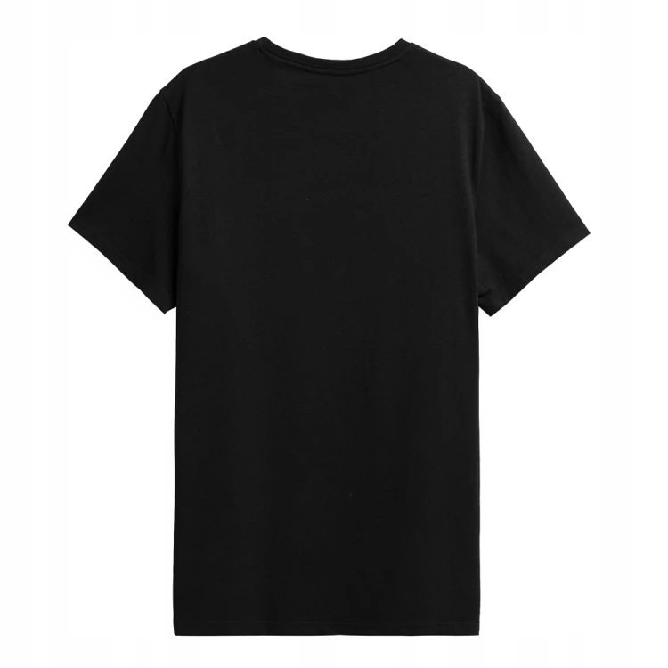 Nowy! Oryginalny 4F t-shirt męski M granatowy z czerwonym Sportswear (200)