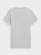Nowy! Oryginalny 4F t-shirt męski S jasno szary z dużym czarnym logo (054)