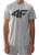 Nowy! Oryginalny 4F t-shirt męski S jasno szary z dużym czarnym logo (115)
