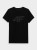 Nowy! Oryginalny 4F t-shirt męski S czarny z dużym czarnym logo (897)