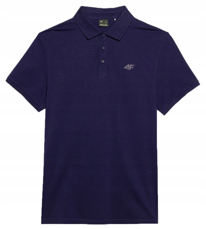 Nowa! Oryginalna 4F koszulka Polo S granatowa z małym granatowym logo (330)
