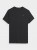 Nowy! Oryginalny 4F T-shirt S męski czarny z małym czarnym logo (226)