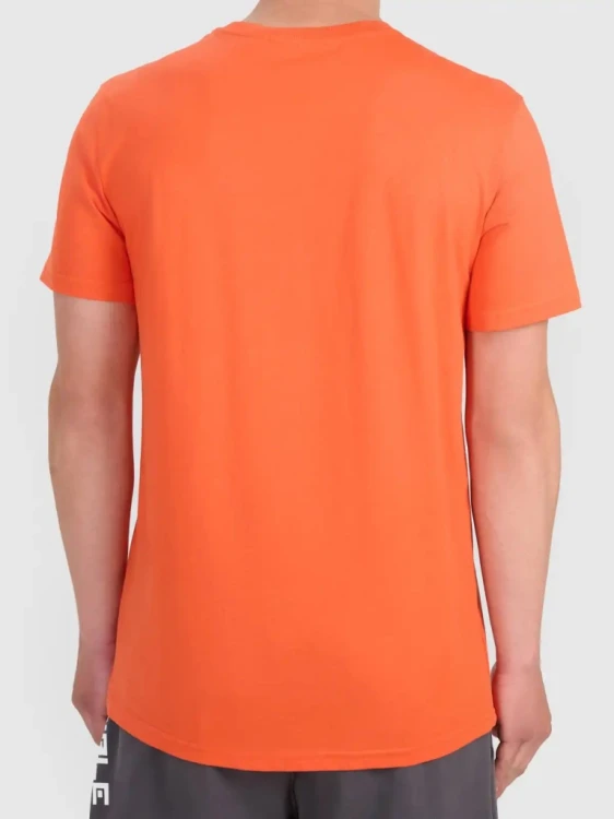 Nowy! 4F T-shirt męski M2669 pomarańczowy roz. XXL z małym logo (745)