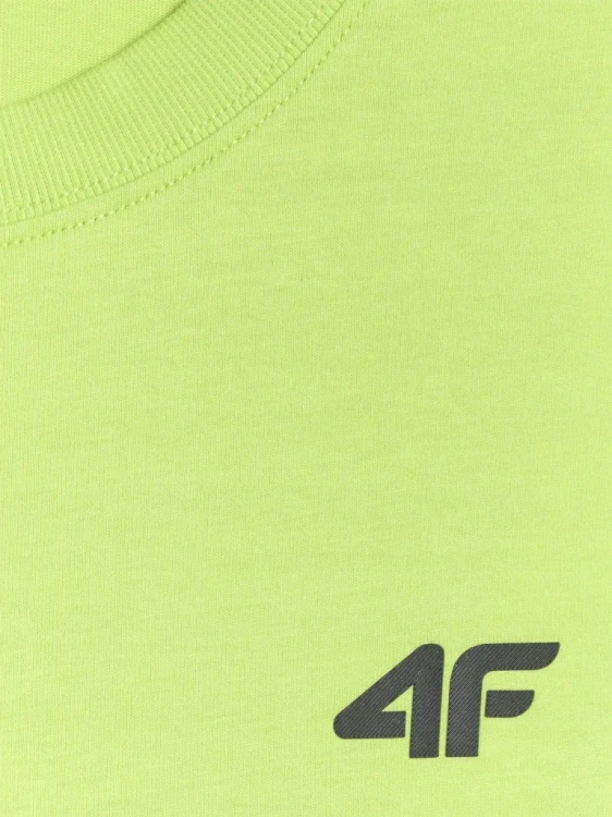 Nowy! 4F T-shirt męski M2669 żółty roz. L z małym logo (707)