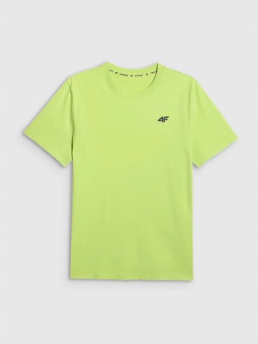 Nowy! 4F T-shirt męski M2669 żółty roz. XXL z małym logo (752)