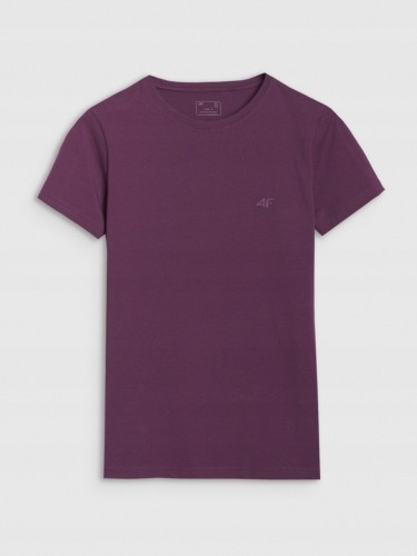 Nowy! 4F T-shirt damski fioletowy roz. S z małym logo (632)
