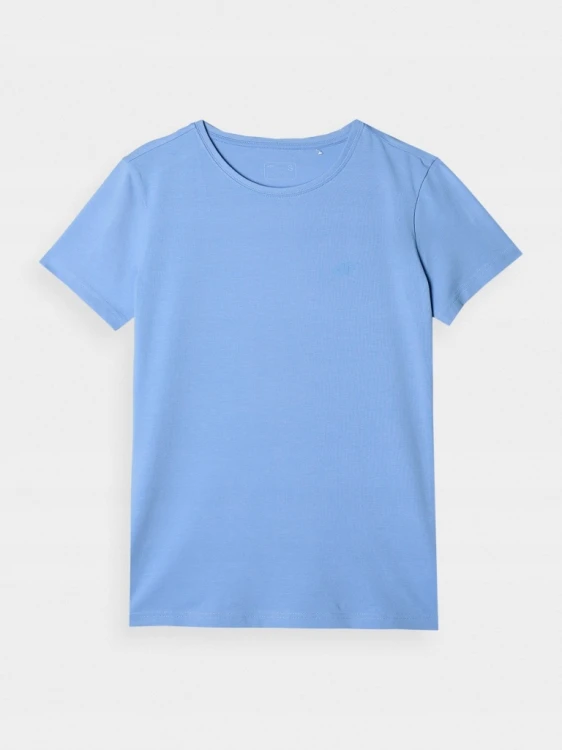 Nowy! 4F T-shirt damski błękitny roz. XL z małym logo (252)