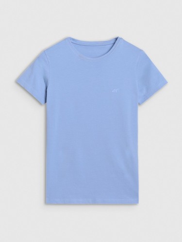 Nowy! 4F T-shirt damski błękitny roz. XL z małym logo (252)