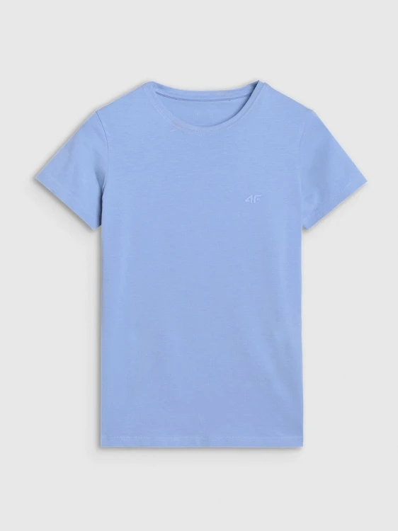 Nowy! 4F T-shirt damski błękitny roz. XL z małym logo (252)