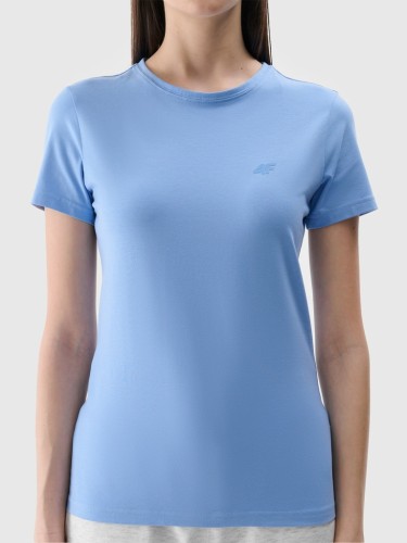 Nowy! 4F T-shirt damski błękitny roz. L z małym logo (221)
