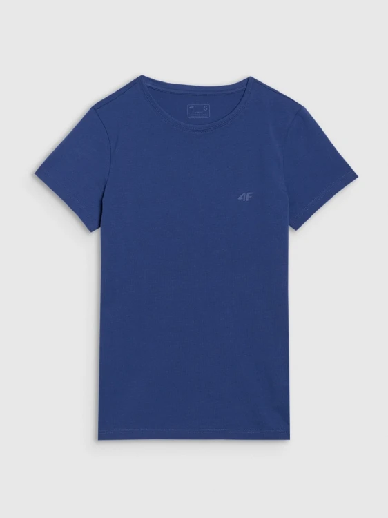 Nowy! 4F T-shirt damski granatowy roz. S z małym logo (786)
