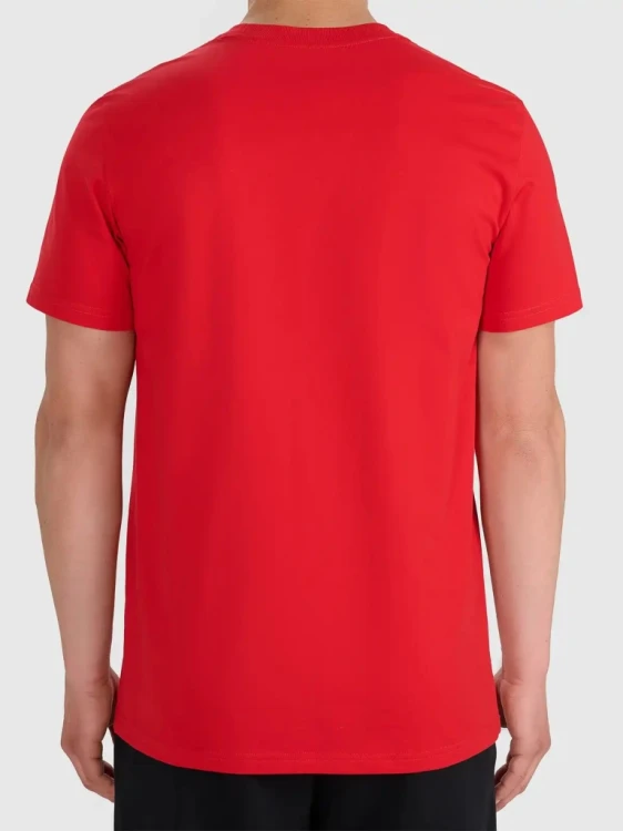 Nowy! 4F T-shirt męski M3341 czerwony roz. S z małym logo (649)