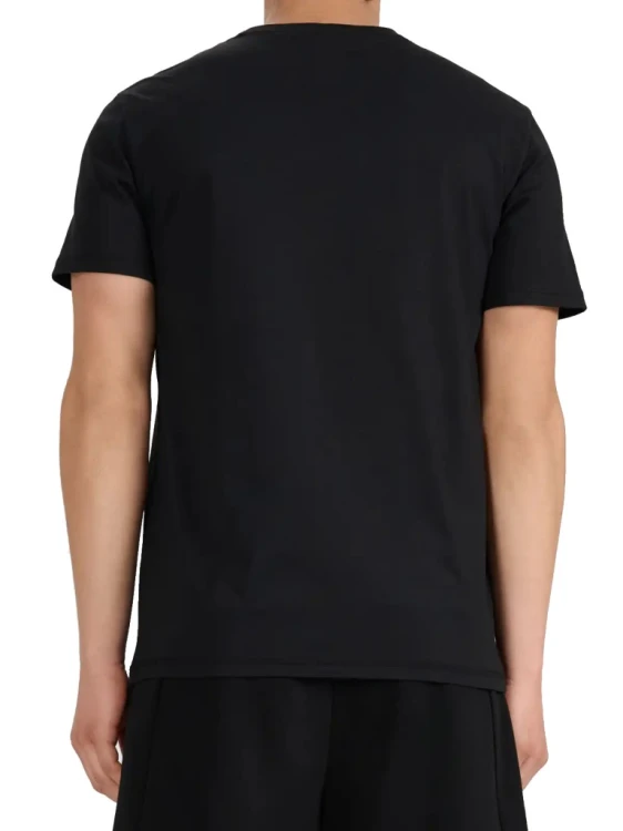 Nowy! 4F T-shirt męski TSHM3341 czarny roz. M z małym czerwonym logo (028)