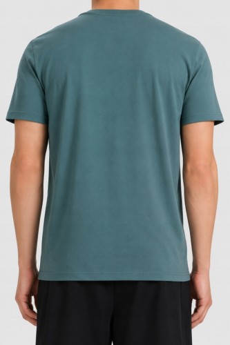 Nowy! 4F T-shirt męski M2669 ciemno zielony roz. XXL z małym logo (615)