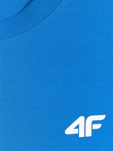 Nowy! 4F T-shirt Basic Regular Bawełna Sportowa Niebieski roz. S (717)