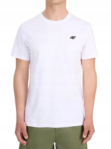 Nowy! 4F T-shirt TSHM3341 biały 10S rozmiar L (915)