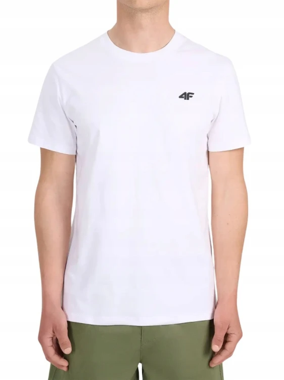 Nowy! 4F T-shirt TSHM3341 biały 10S rozmiar M (892)