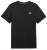 Nowy! T-shirt 4F męski M3341 głęboka czerń roz. S z białym logo (748)