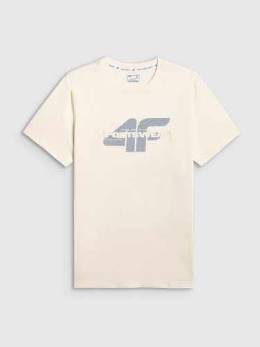 Nowy! T-shirt męski okrągły dekolt 4F rozmiar L Sportswear (950)