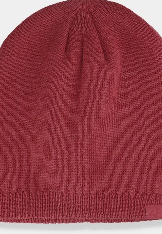 Nowa! 4F czapka zimowa beanie czerwony rozmiar uniwersalny (565)