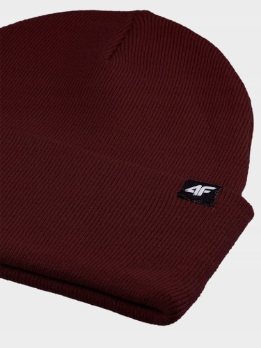 Nowa! 4F czapka zimowa beanie burgundowa rozmiar uniwersalny (362)