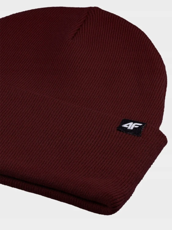 Nowa! 4F czapka zimowa beanie burgundowa rozmiar uniwersalny (362)