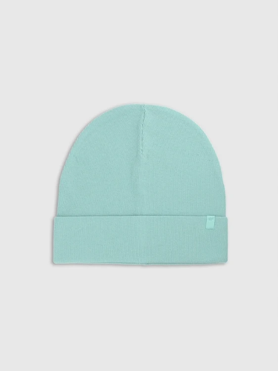 Nowa! 4F Czapka beanie dziecięca - turkusowa Rozmiar Uniwersalny (130)