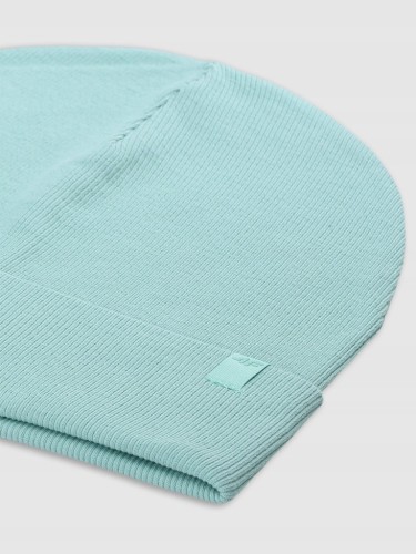 Nowa! 4F Czapka beanie dziecięca - turkusowa Rozmiar Uniwersalny (130)