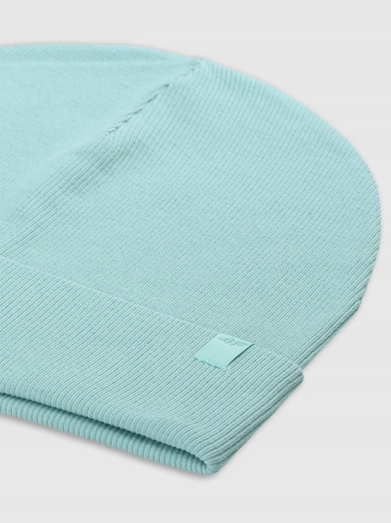 Nowa! 4F Czapka beanie dziecięca - turkusowa Rozmiar Uniwersalny (130)