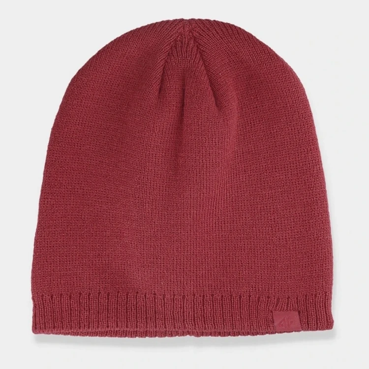 Nowa! 4F czapka zimowa beanie czerwony rozmiar uniwersalny (565)
