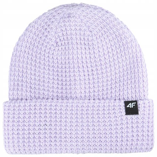 Nowa! 4F czapka damska zimowa beanie fioletowy rozmiar uniwersalny (514)