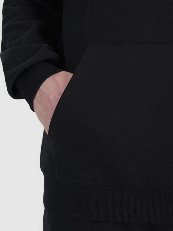 Nowa! 4F Bluza męska z kapturem czarna rozmiar XXL z dużym logo (444)