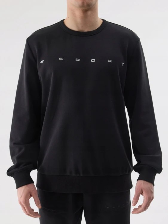 Nowa! 4F bluza męska czarna rozmiar L z napisem SPORT (817)