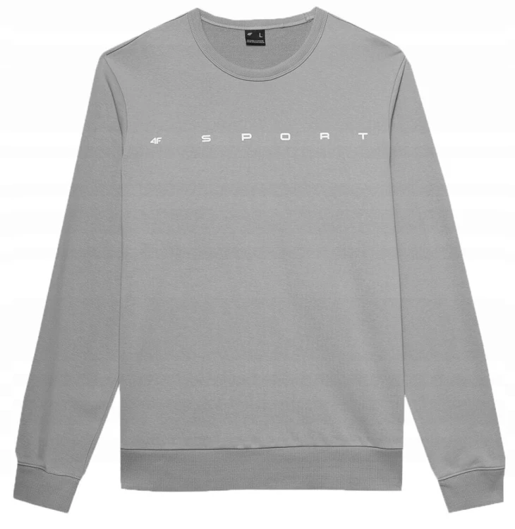 Nowa! 4F bluza męska szara rozmiar S z napisem SPORT (862)
