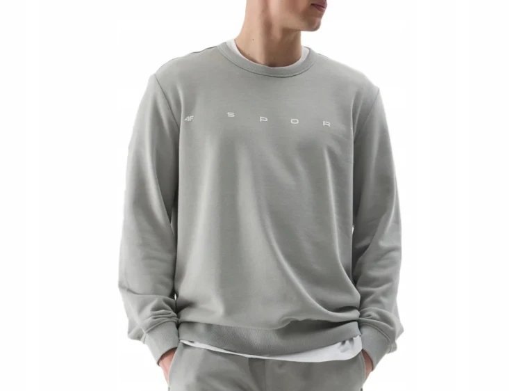 Nowa! 4F bluza męska szara rozmiar XL z napisem SPORT (855)