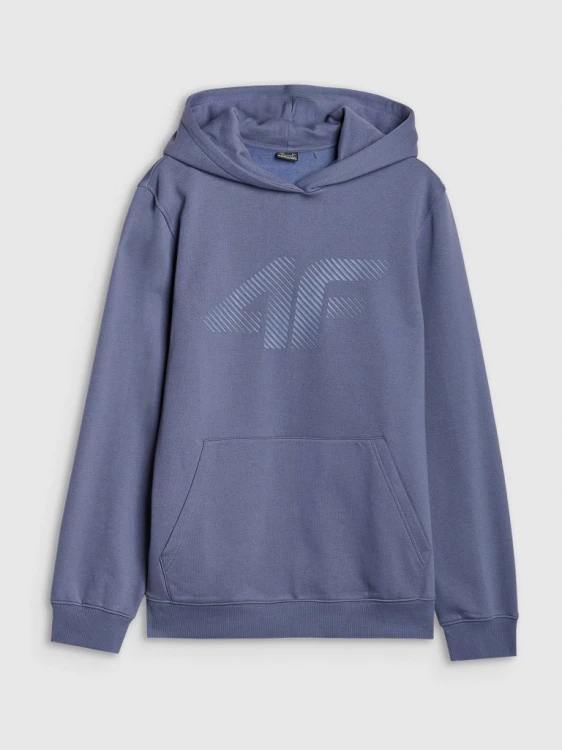 Nowa! 4F bluza męska z kapturem 4F r.XL szaro niebieska z dużym logo (611)