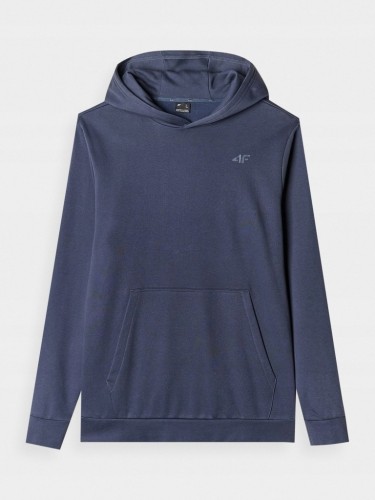 Nowa! Bluza Męska 4F z kapturem Basic Klasyczna kangurek Granatowa L (170)