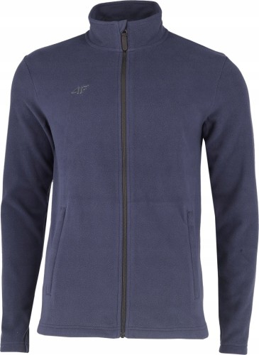 Nowy! Polar męski 4F M262 granatowy XL rozpinany z małym logo (675)