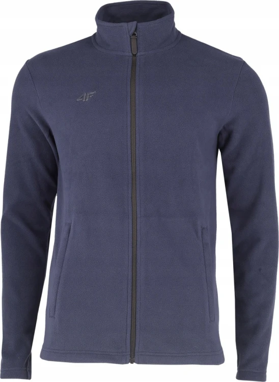 Nowy! Polar męski 4F M262 granatowy XL rozpinany z małym logo (675)