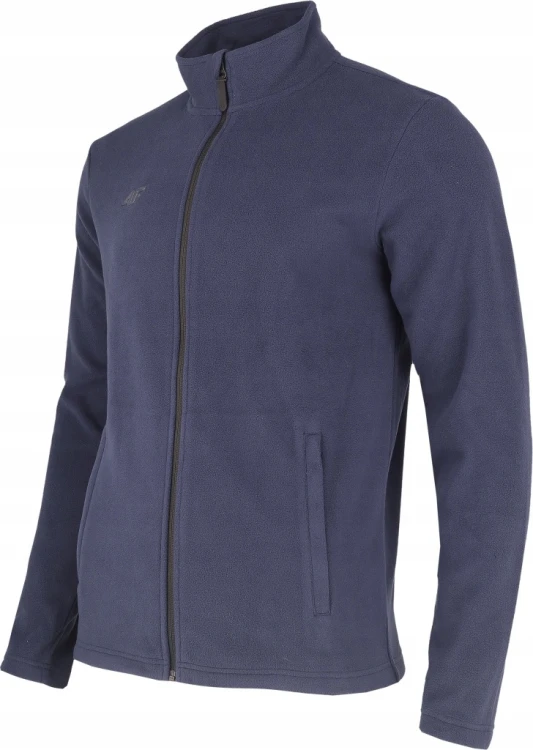 Nowy! Polar męski 4F M262 granatowy XL rozpinany z małym logo (675)