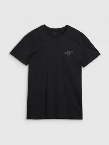 Nowa! Oryginalna Męska koszulka 4F T-shirt czarny M z małym logo (656)